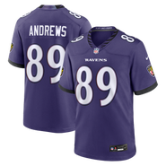 Nike Men's Nike Mark Andrews Purple Baltimore Ravens Team Game Jersey