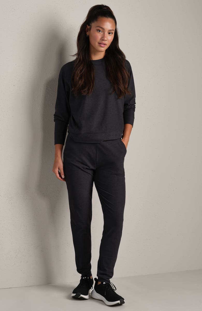 Rhone Atmosphere Sweatshirt, Alternate, color, Black Heather