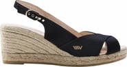 VISCATA Llansa Premium Fabrics Canvas Espadrille Sandal Wedges