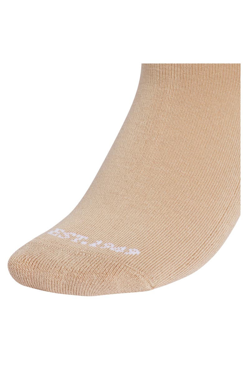 Cushioned Sport 3-Pack Assorted Crew Socks, Alternate, color, SANDSTONE BEIGE/ WHITE/ BEIGE