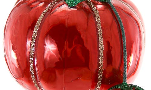 Cody Foster & Co. Vintage Pin Cushion Glass Ornament In Red