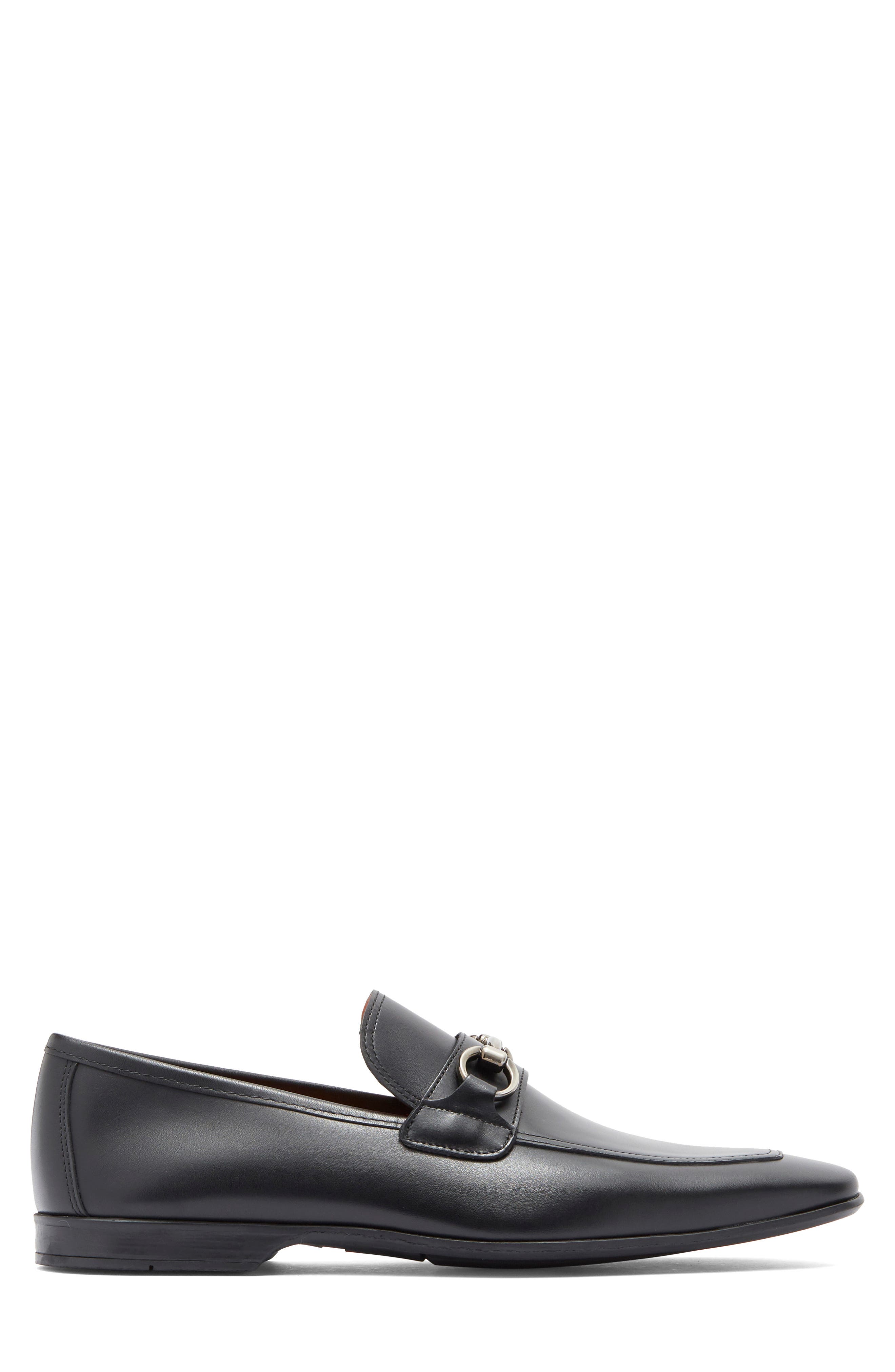 Magnanni Talaz Horsebit Loafer, Alternate, color, Black