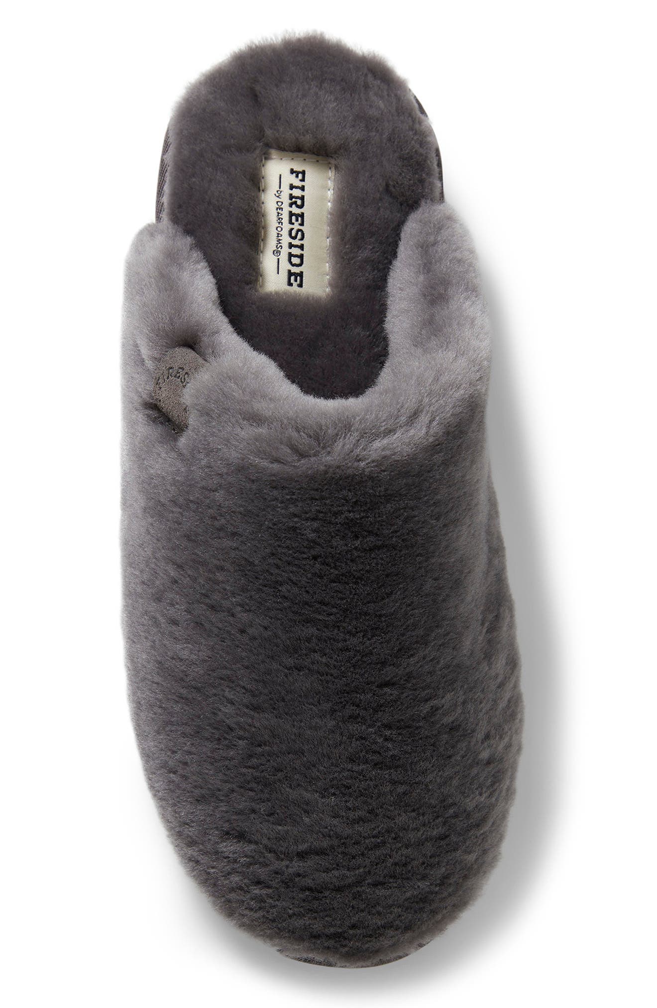 FIRESIDE BY DEARFOAMS Broome Genuine Shearling Scuff Slipper, Alternate, color, 