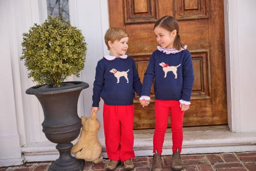 Little English Kids' Solid Leggings In Red