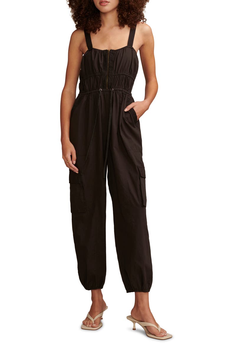 Lucky Brand Military Cotton Jogger Jumpsuit, Main, color,