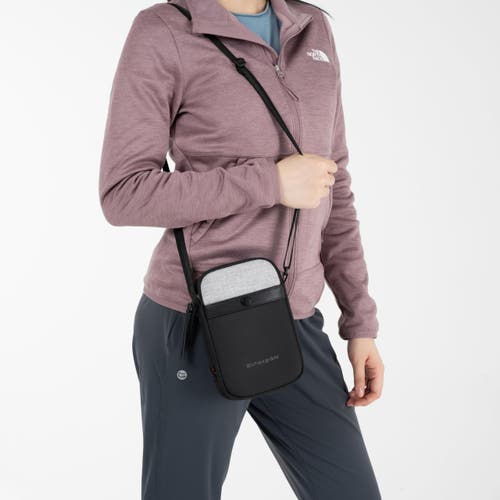 Sherpani Simplicity Anti Theft Crossbody Wallet Bag In Sterling