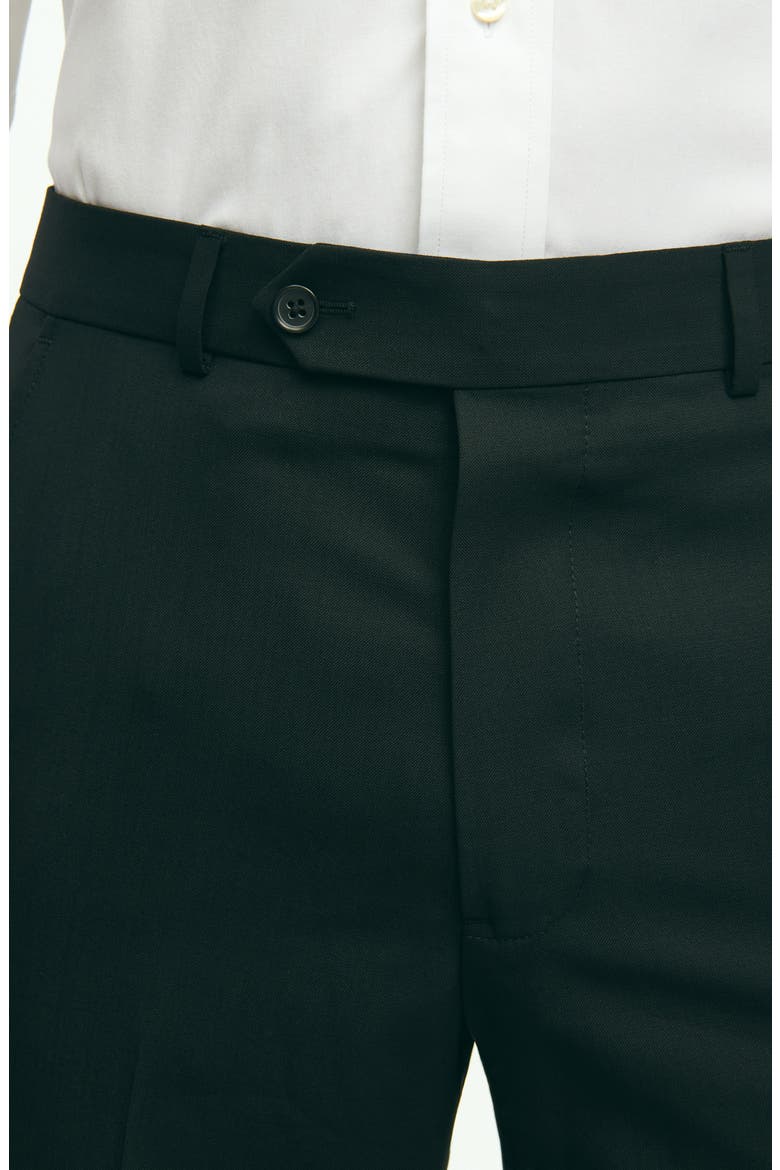 Performance Water Repellent Wool Suit Pants, Alternate, color, BLACK