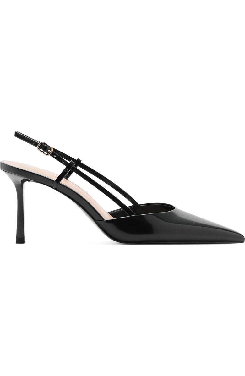 MANGO Pointed Toe Slingback Pump, Alternate, color,