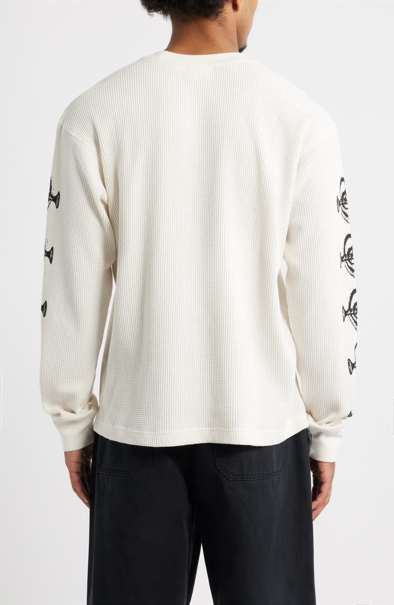 Obey Ears Graphic Thermal Long Sleeve T-Shirt, Alternate, color, Blanc De Blanc