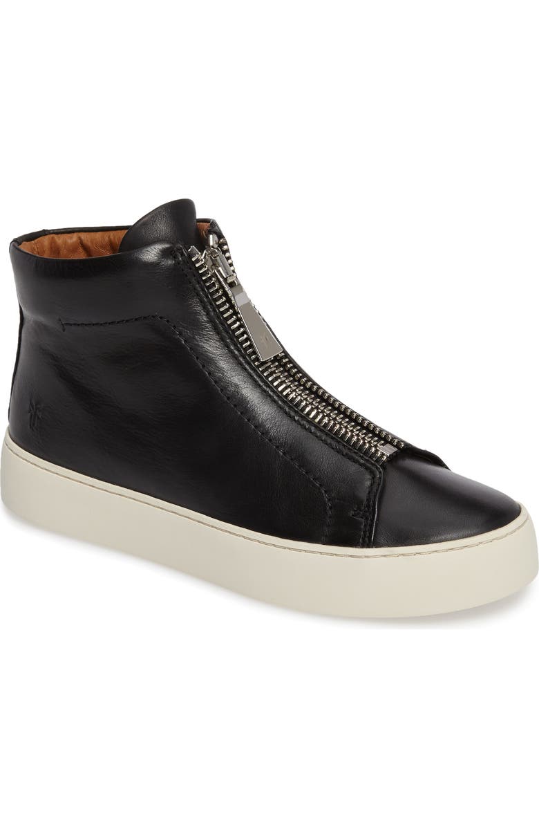Frye Lena Zip High Top Sneaker, Main, color,