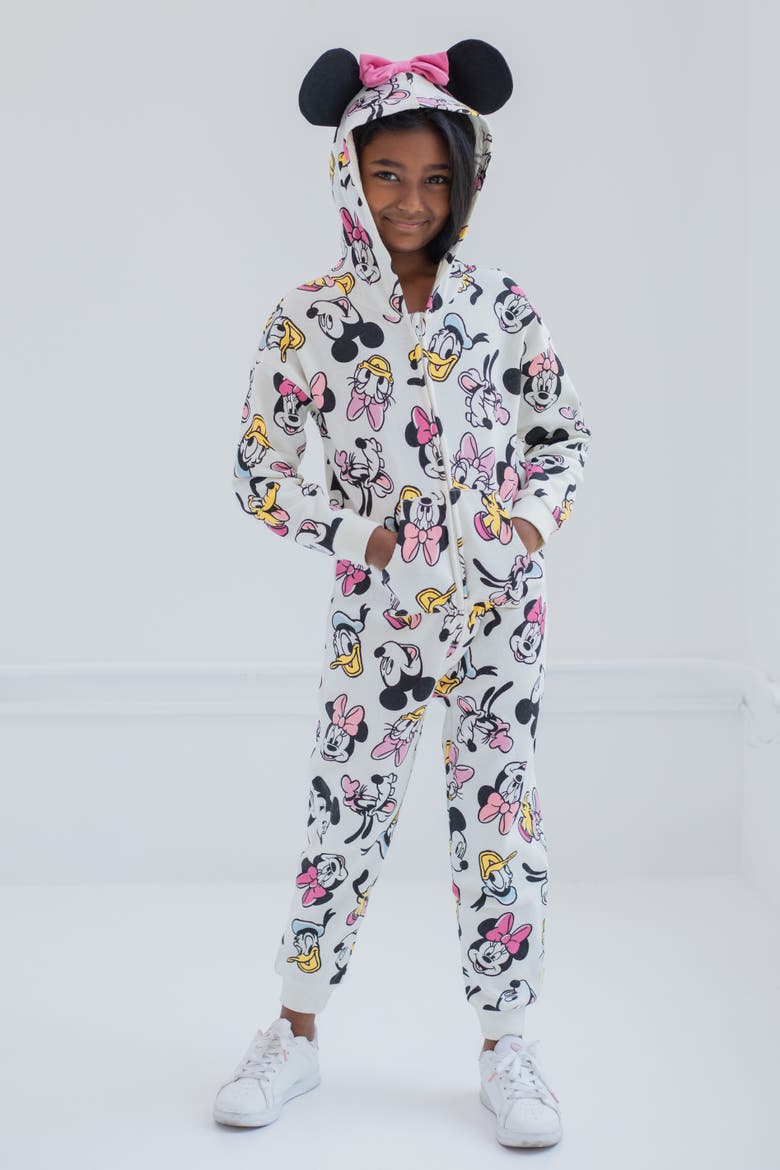 Mickey Mouse & Friends Cosplay Hooded Fleece One Piece, Alternate, color, Tusk Mickey Friends