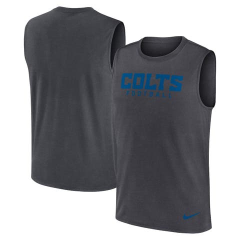 Men's Nike Charcoal Indianapolis Colts Primetime Legend Performance Muscle Tank Top