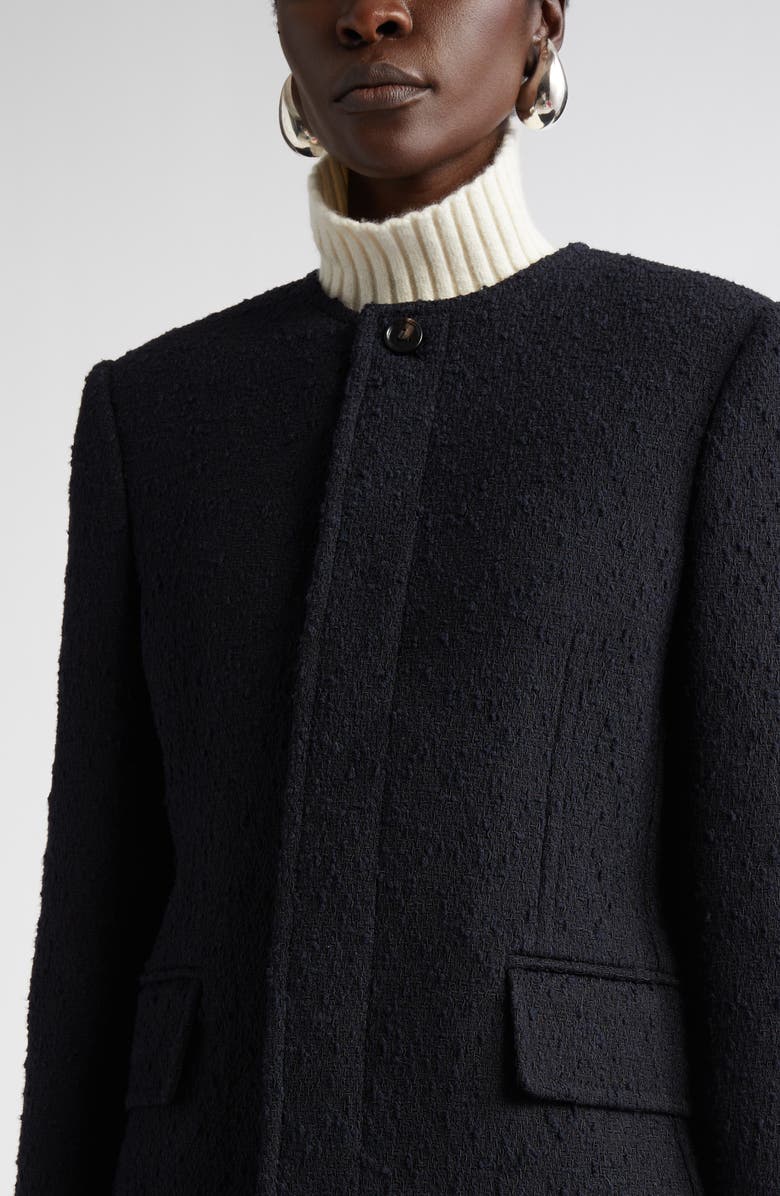 Bottega Veneta Knotted Tweed Jacket, Alternate, color, 