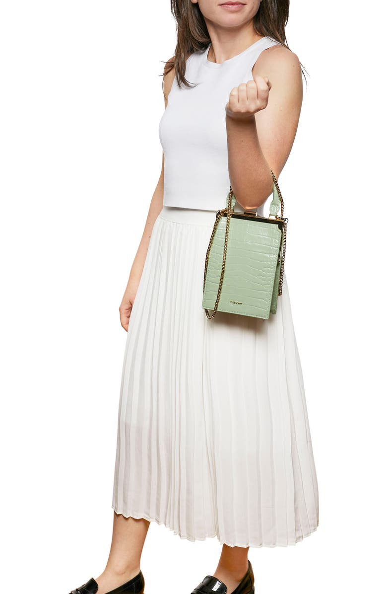 HOUSE OF WANT H.O.W. We Frame It Faux Leather Handbag, Alternate, color,