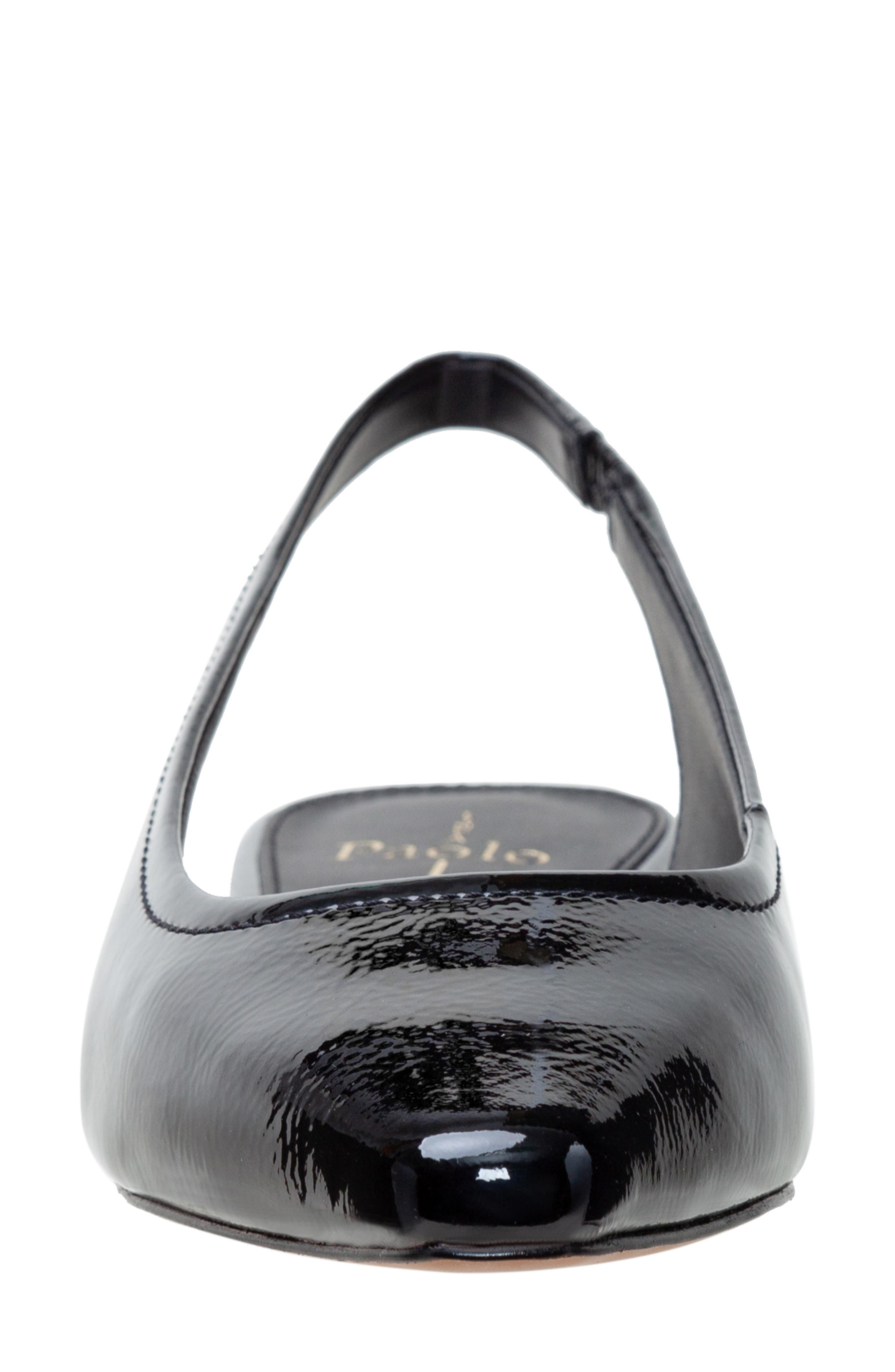 Linea Paolo Cielo Slingback Pump, Alternate, color, Black