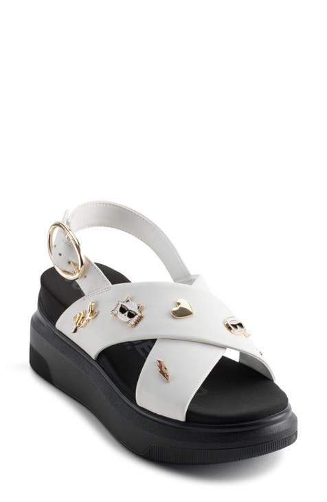 Women s KARL LAGERFELD PARIS Wedge Sandals Nordstrom