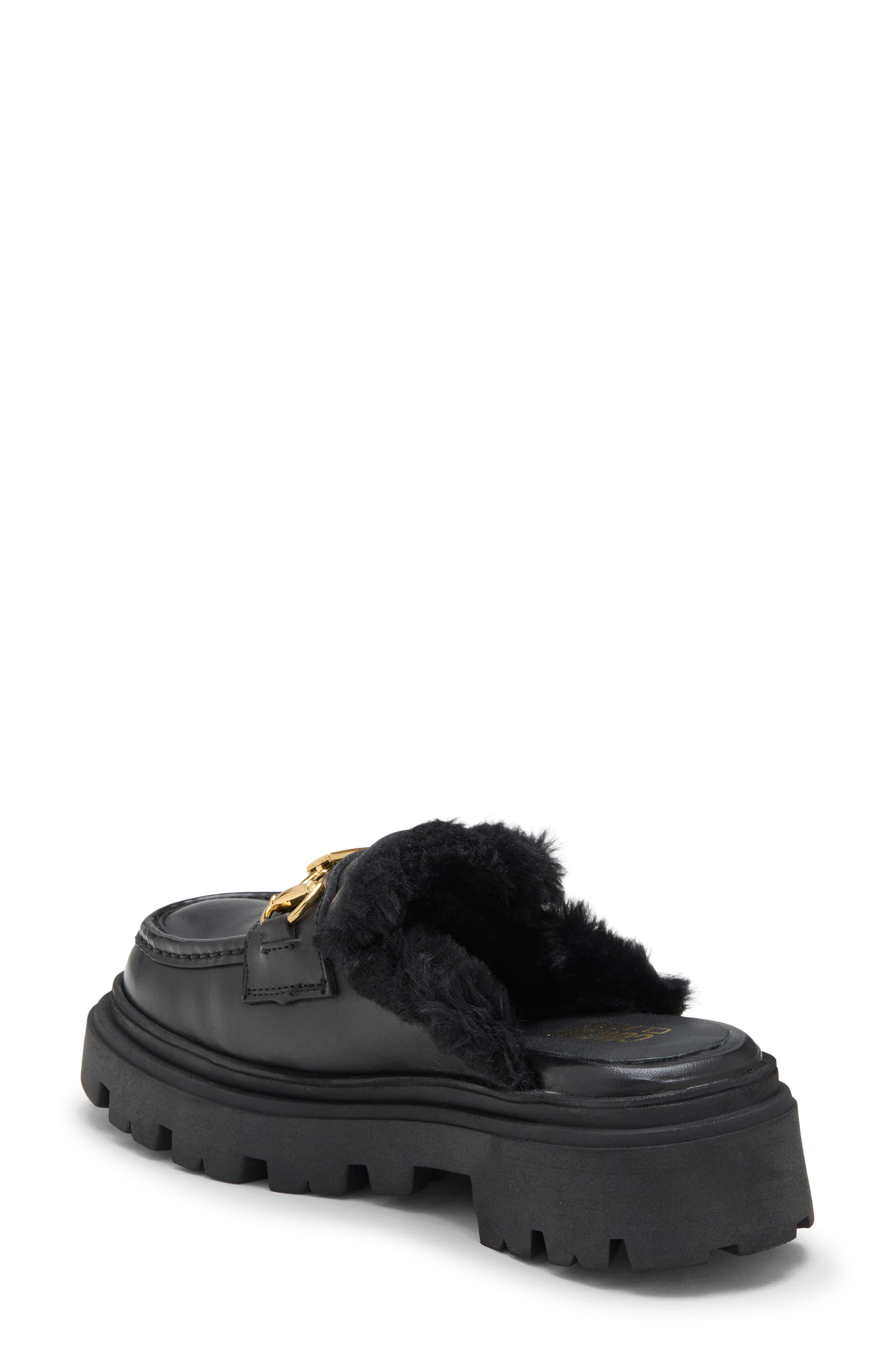 Cortina Open Back Loafer Mule, Main, color, BLACK