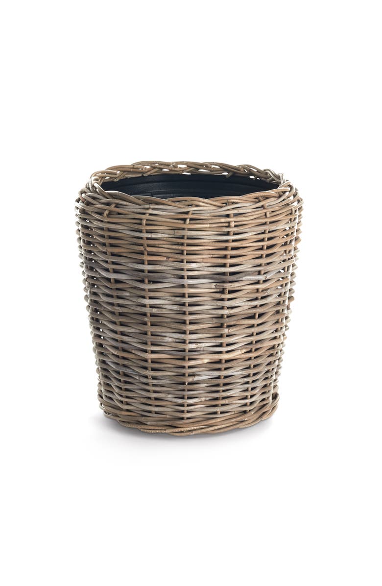 Napa Home & Garden Woven Dry Basket Planter 17.75", Main, color, Beige