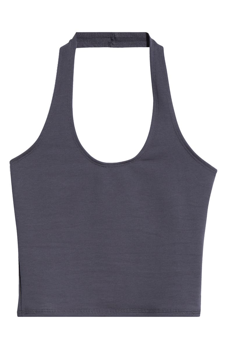 Florence by Mills Terry Halter Crop Top, Alternate, color, Grisaille