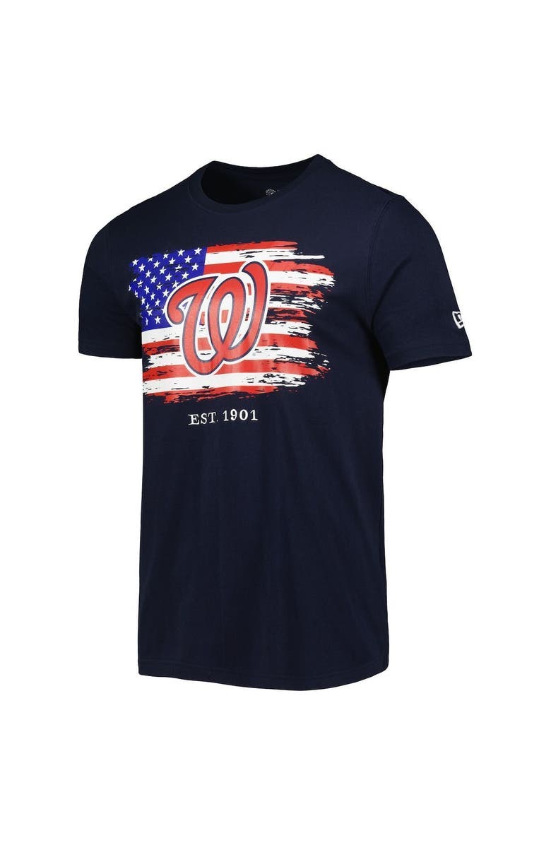 New Era Men's New Era Navy Washington Nationals 4th of July Jersey T-Shirt, Alternate, color, 