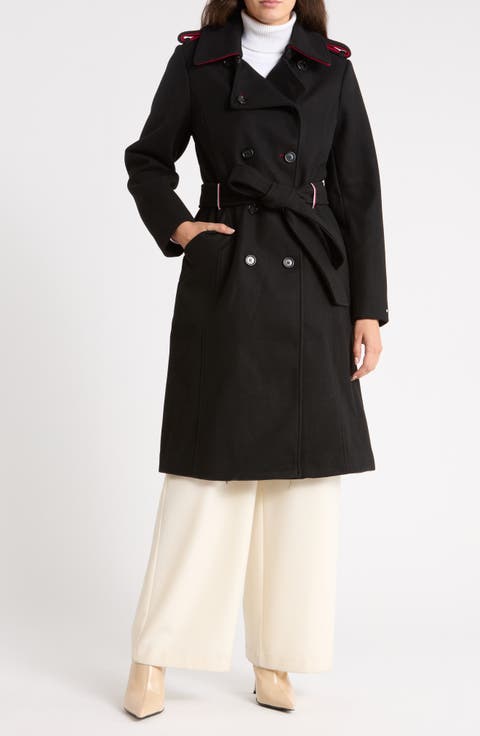 Double Breasted Belted Coat