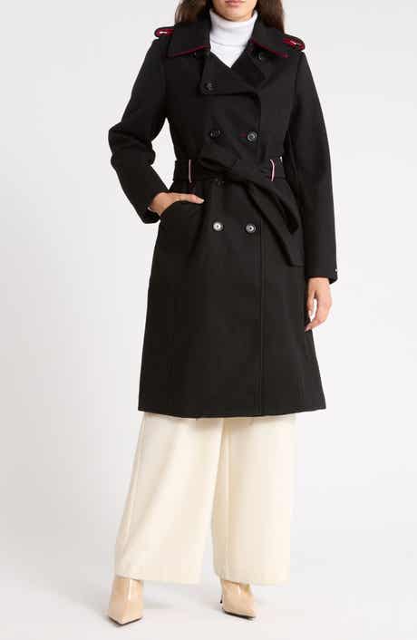 Double Breasted Belted Coat