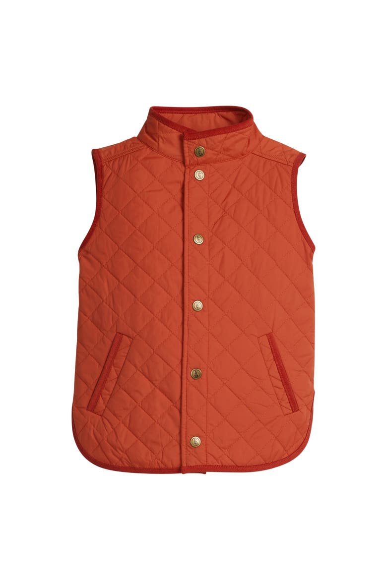 Kids' Classic Quilted Vest, Main, color, Orange