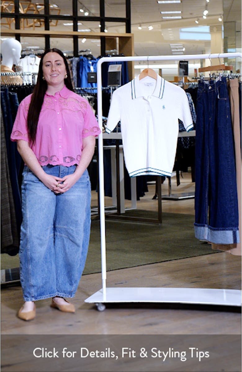 Mini Cable Polo Top, sales video thumbnail