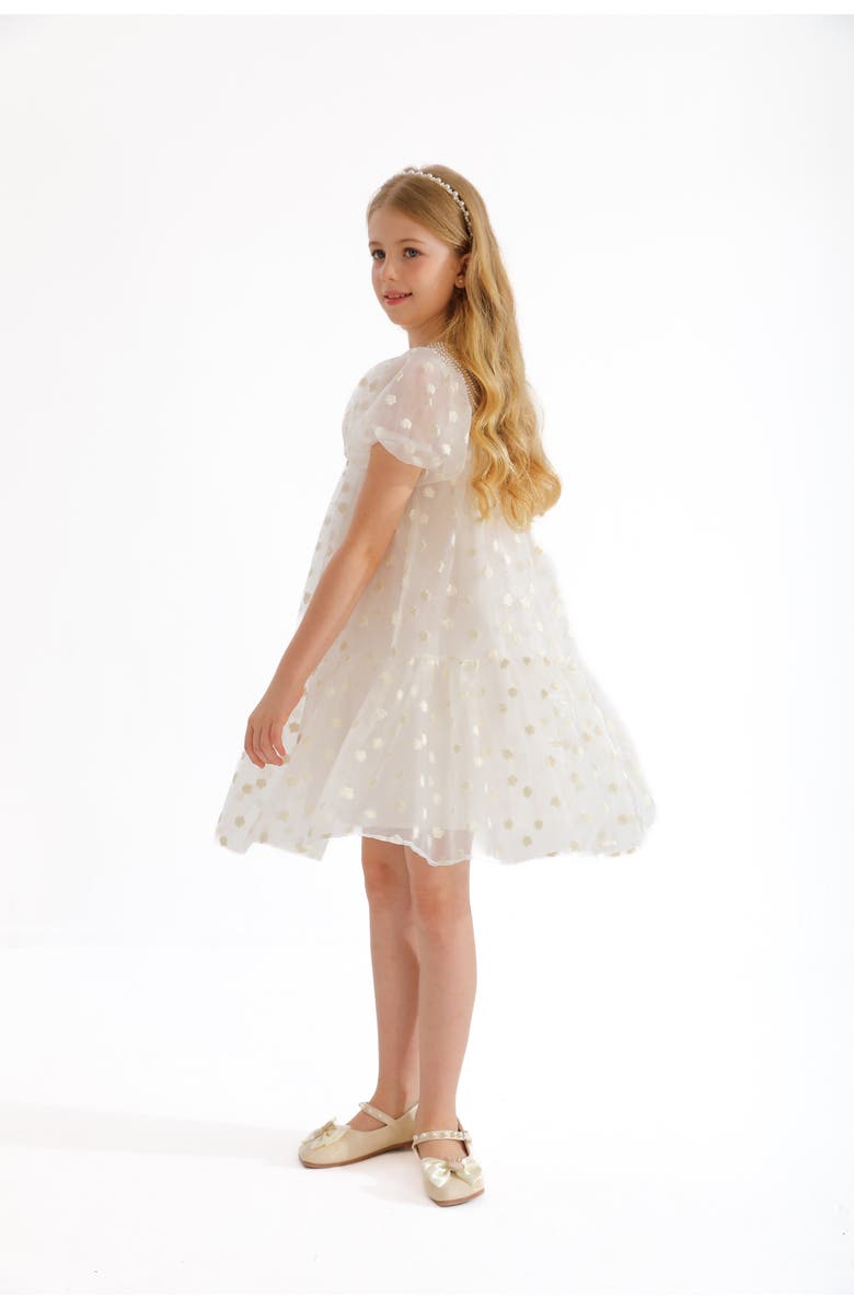 Tulleen Perivale Dress, Alternate, color, White