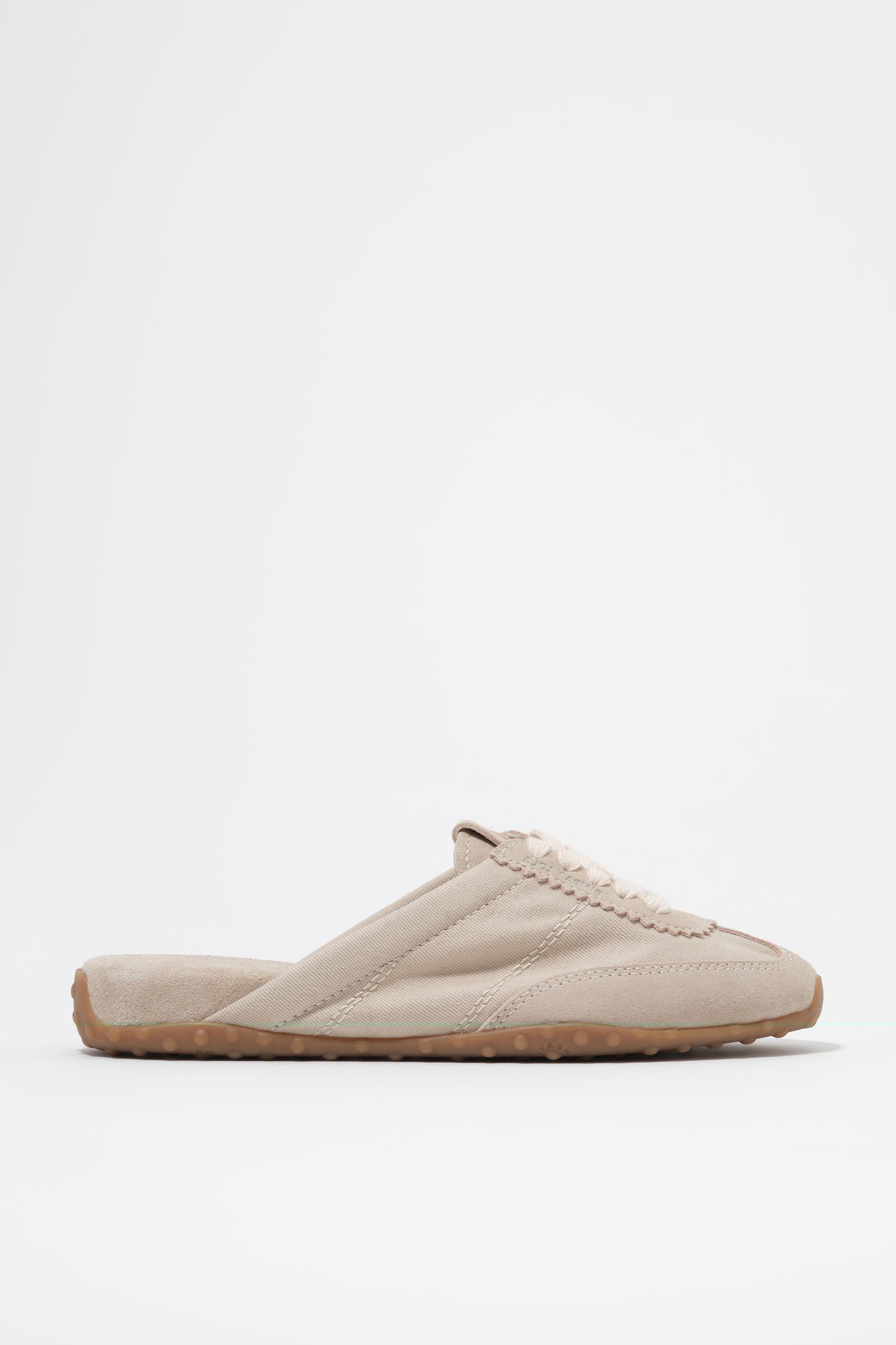 Suede And Fabric 13 31 Mule Sneaker, Main, color, BEIGE