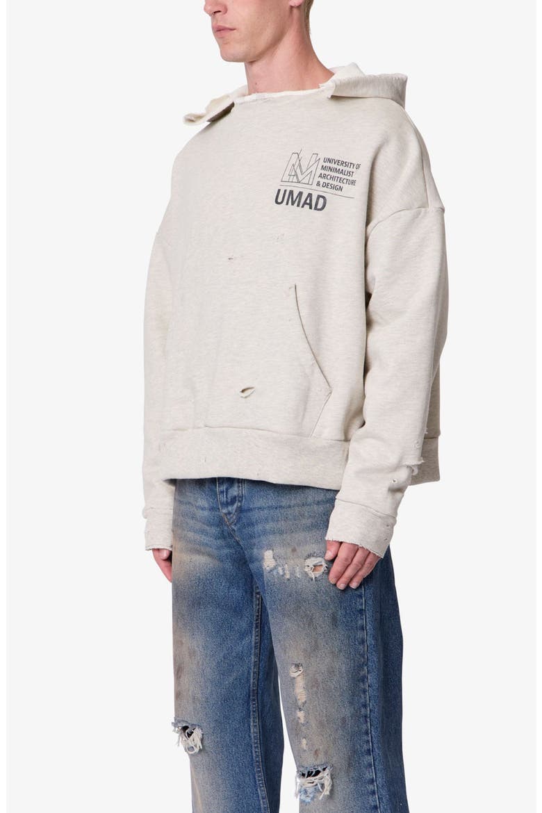 UMAD Graphic Thermal Hoodie, Alternate, color, HEATHER GREY