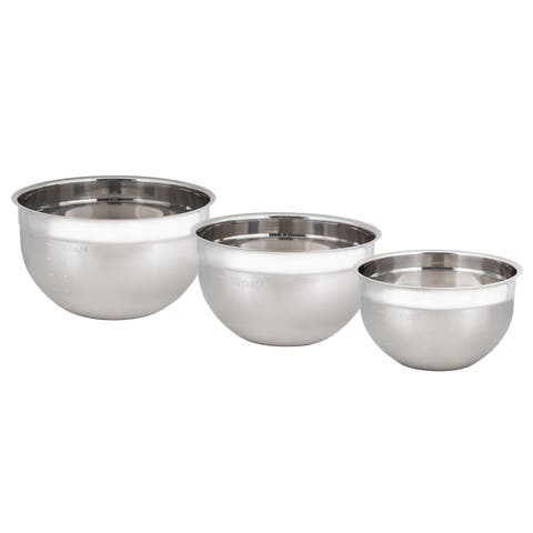 Stainless Steel Mixing Bowl 3 Piece Set