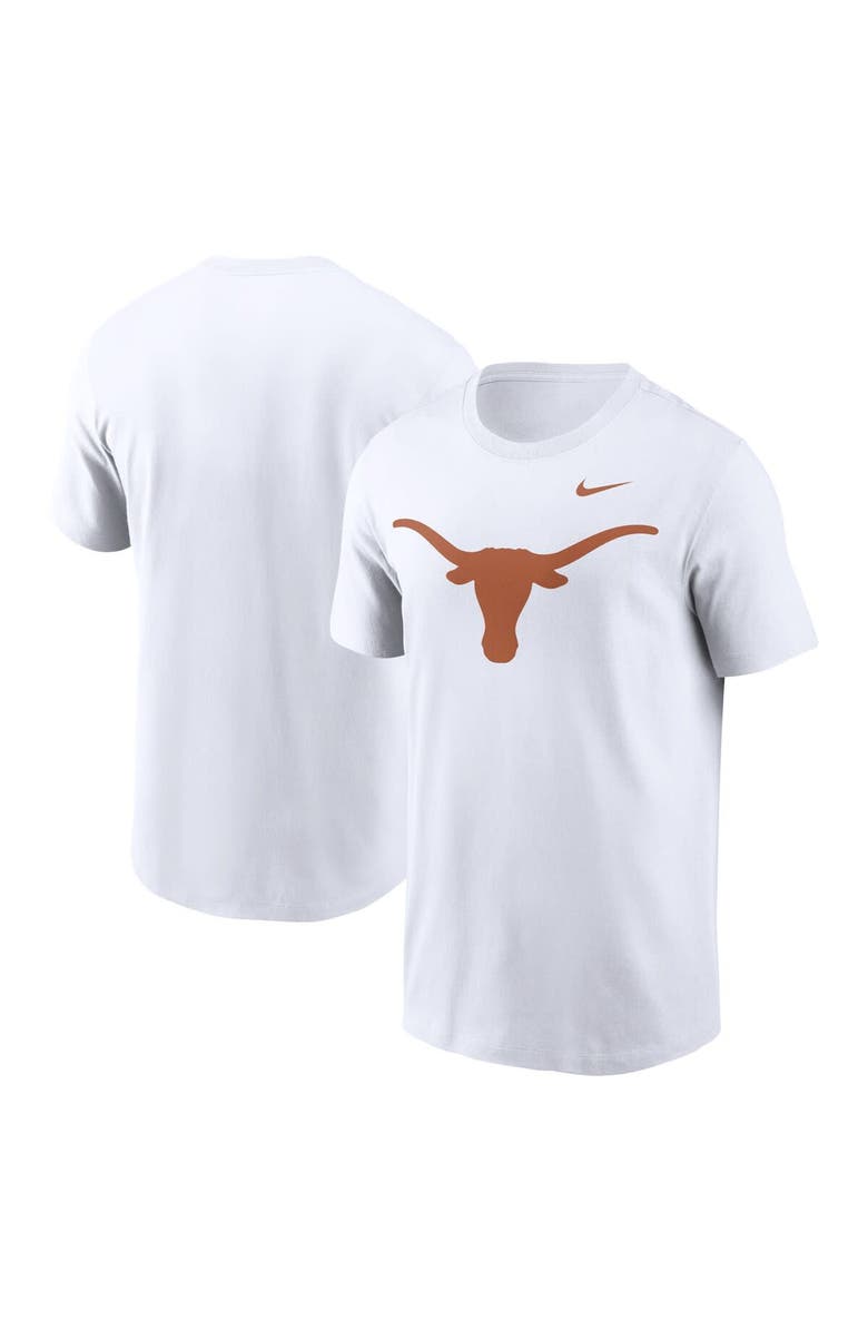 Nike Men's Nike White Texas Longhorns Primetime Evergreen Logo T-Shirt, Main, color, White
