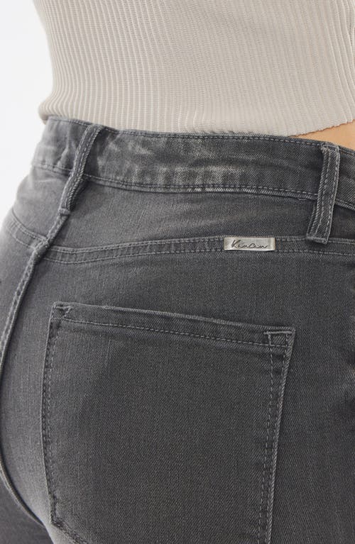 Kancan Margaret High Rise Bootcut Jeans In Gray