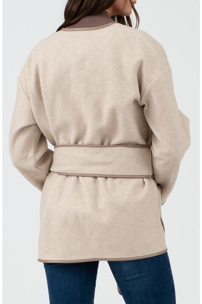 Belted Coat, Alternate, color, CAMEL