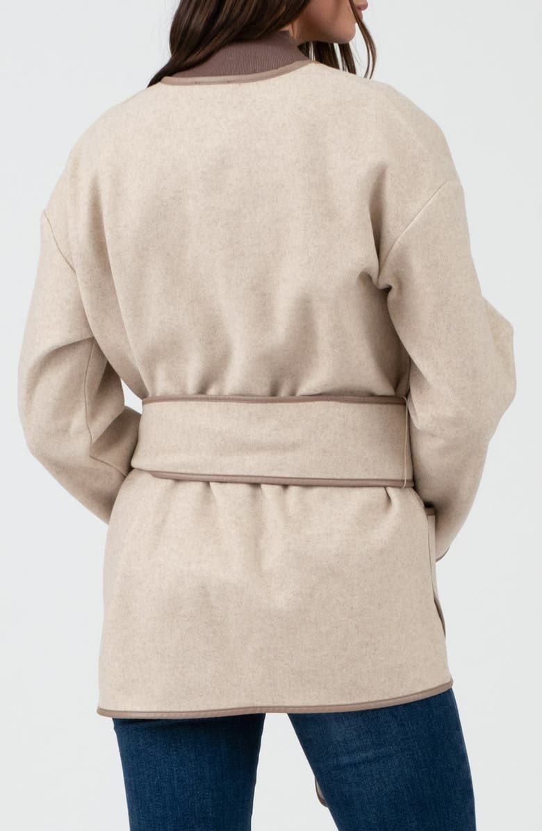 Blu Pepper Belted Coat, Alternate, color, Camel