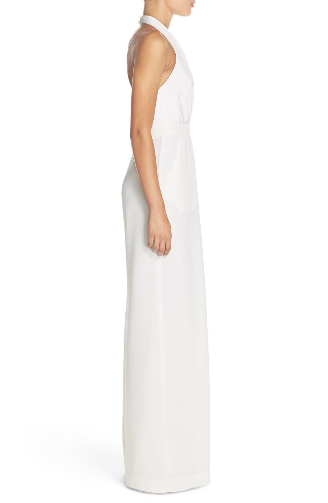 Jill Jill Stuart Backless Halter Neck Jumpsuit (Women) | Nordstrom
