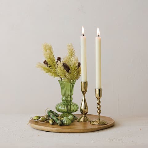 Embossed Artisan Glass Vase