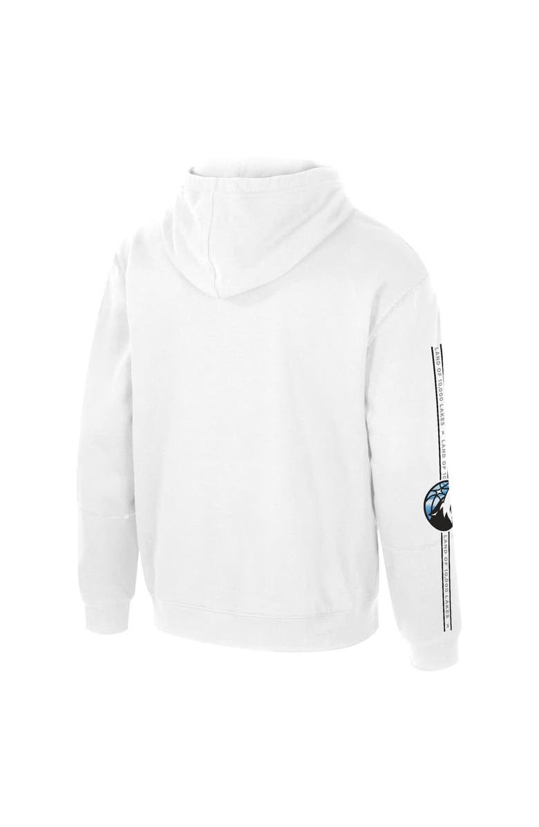 Stadium Essentials Unisex Stadium Essentials White Minnesota Timberwolves 2024/25 City Edition Star Pullover Hoodie, Alternate, color,