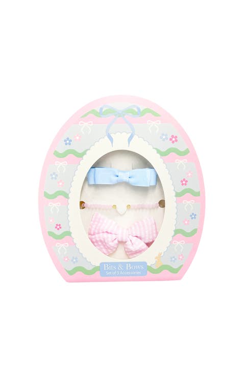 Easter Egg Bows and Bracelet Set (Toddler, Little Kid)