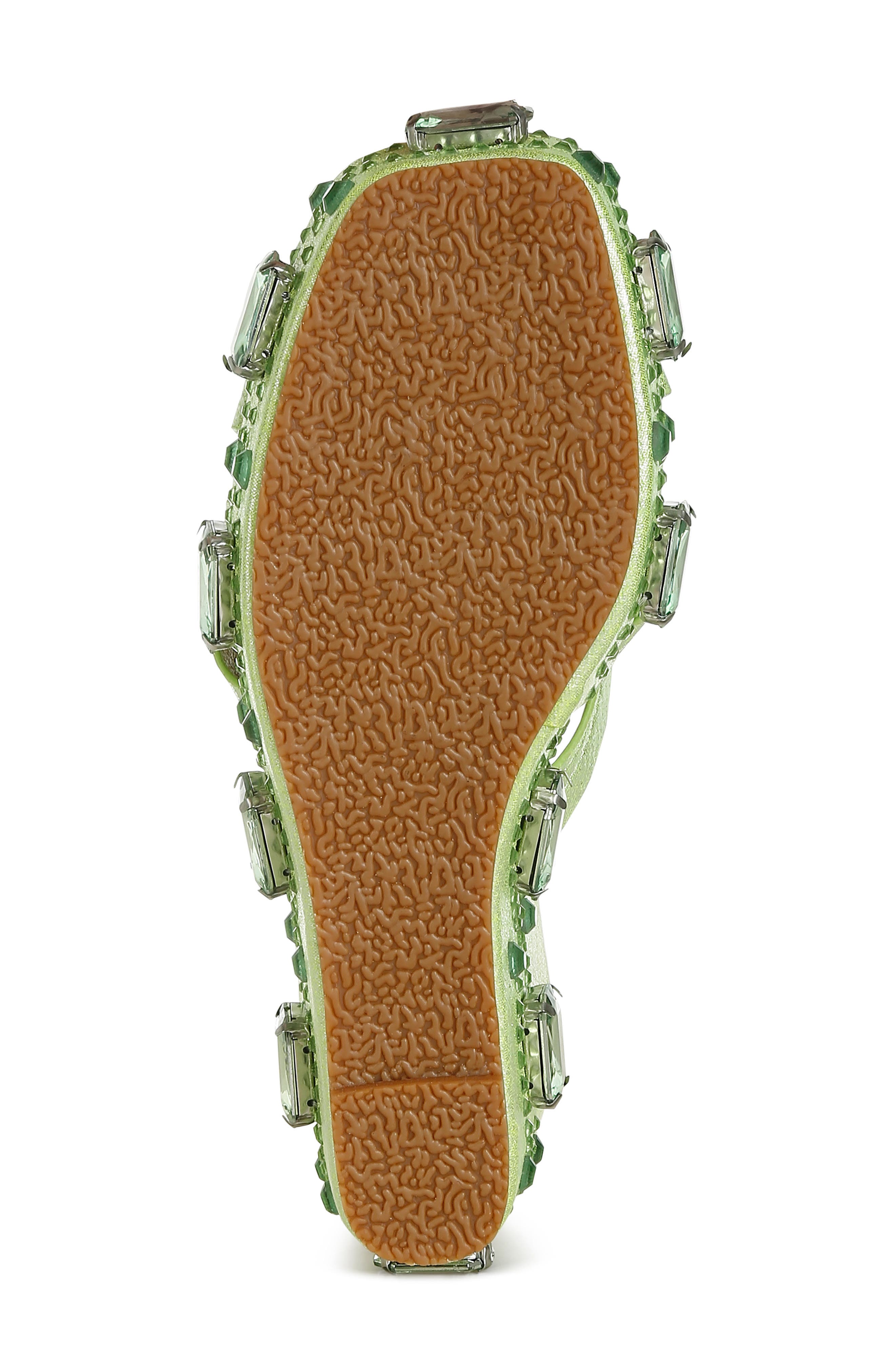 Blistronic Platform Wedge Sandal, Alternate, color, LIME GREEN