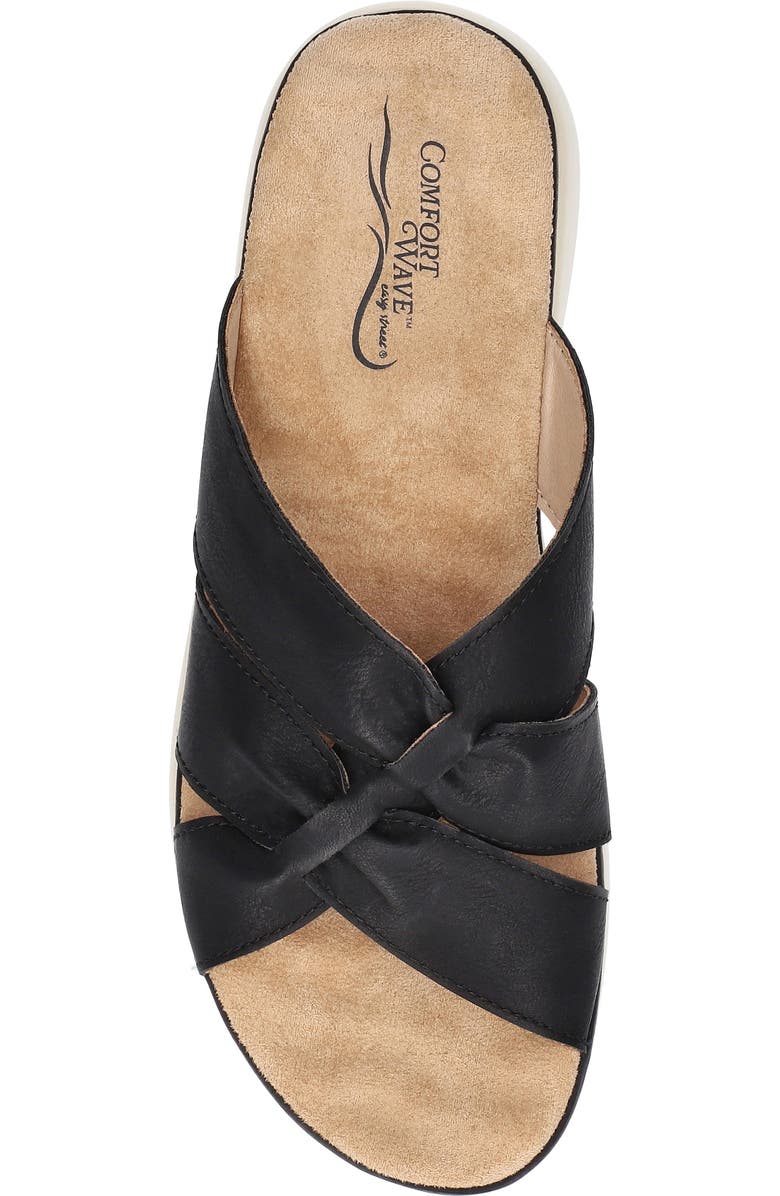 EASY STREET Mickey Slide Sandal, Alternate, color, Black