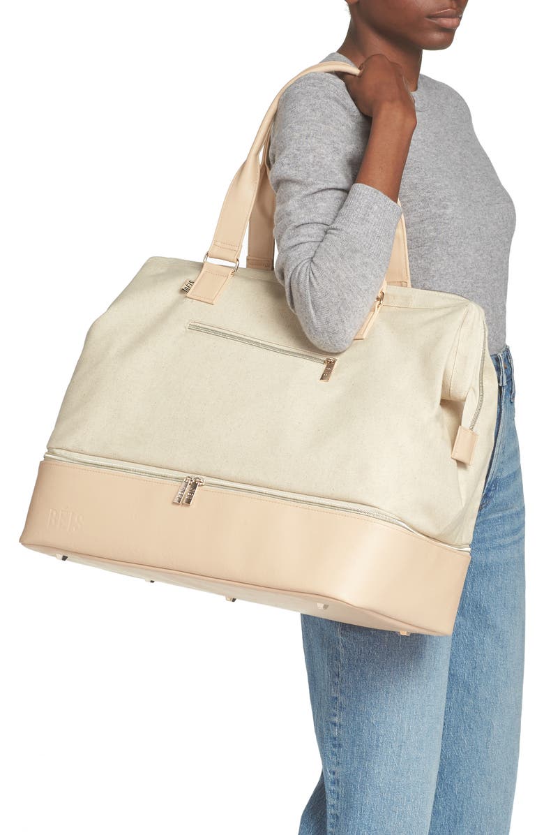 Béis The Weekender Travel Bag, Alternate, color, Beige