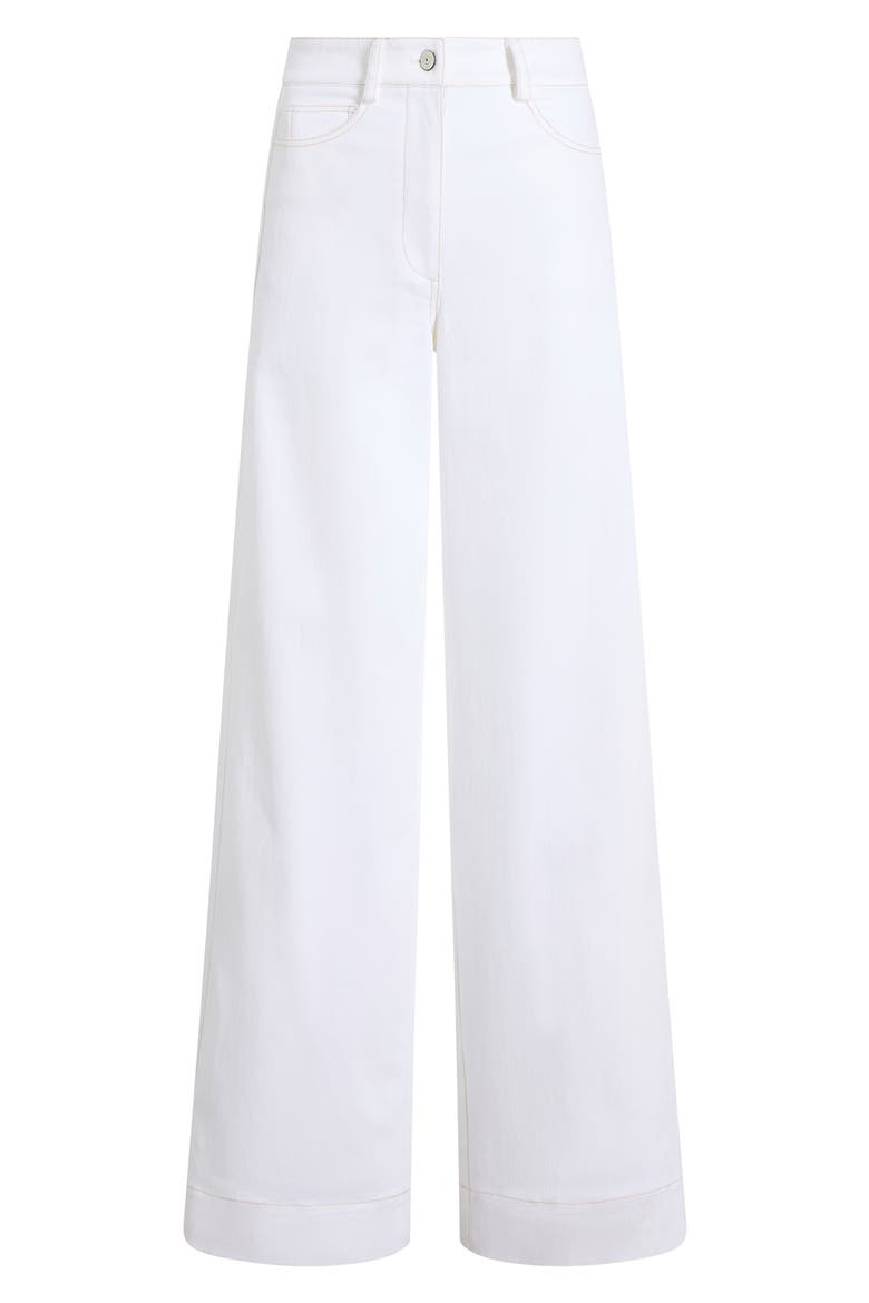 Carol Wide Leg Jeans, Alternate, color, WHITE