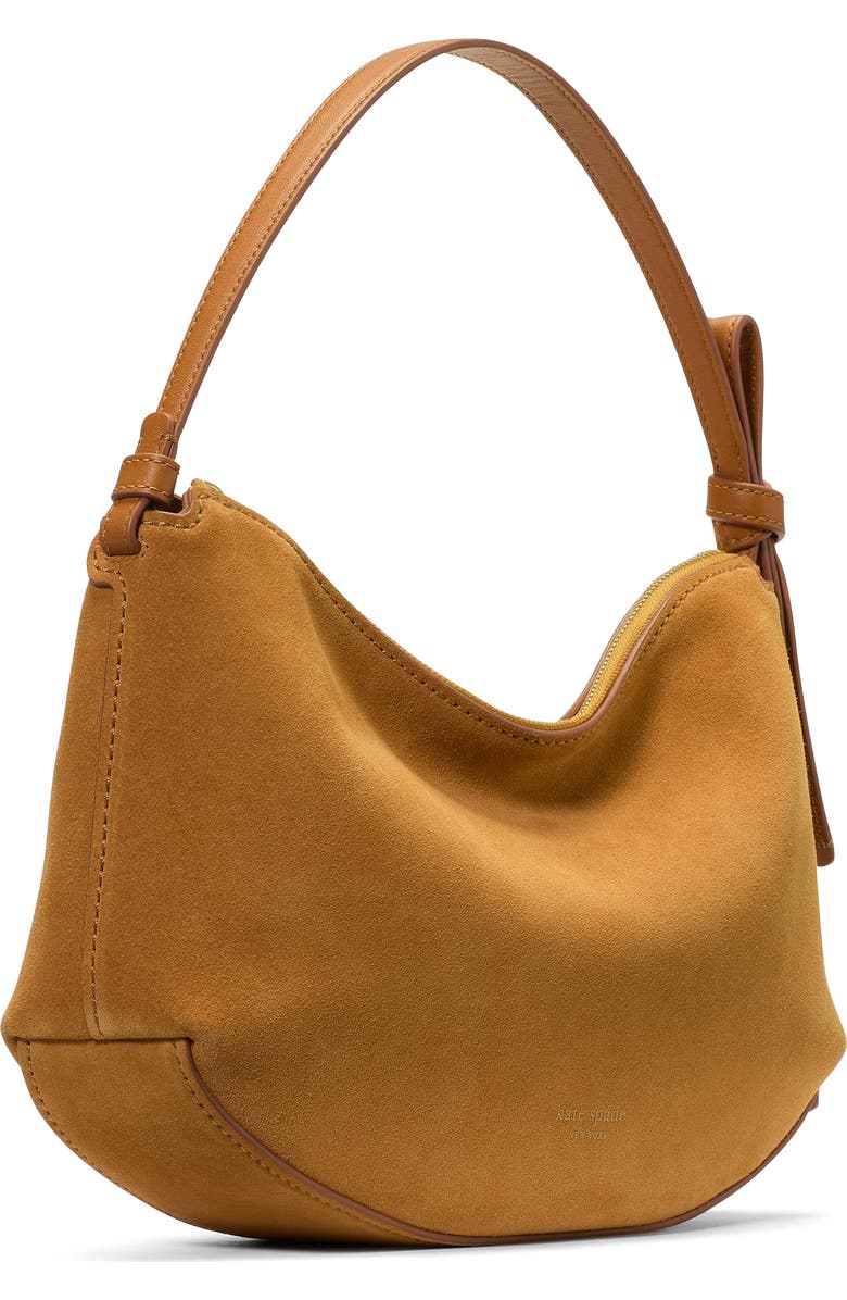 Kate Spade New York loop suede shoulder bag, Alternate, color,