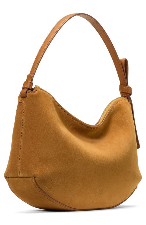 Kate Spade New York Loop Suede Shoulder Bag In Brown