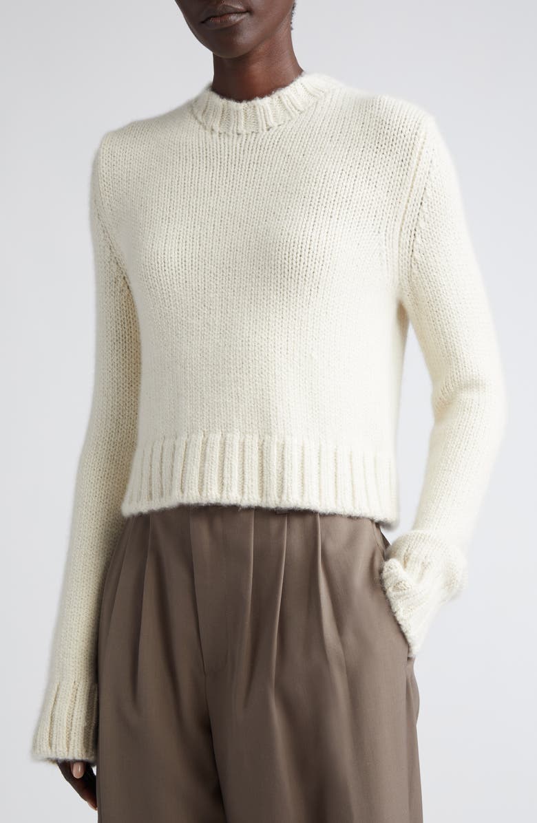 The Row Dasia Cashmere Turtleneck Sweater, Alternate, color, 