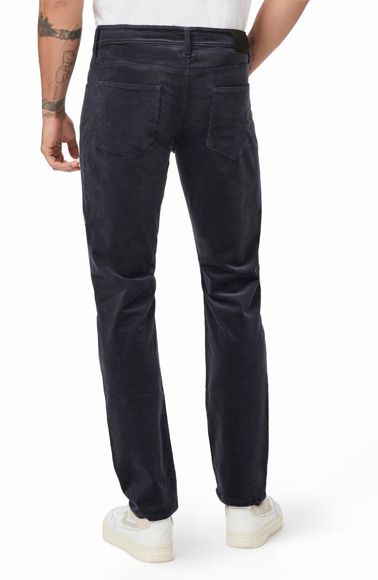 PAIGE Lennox Slim Fit Corduroy Pants, Alternate, color, Deep Anchor