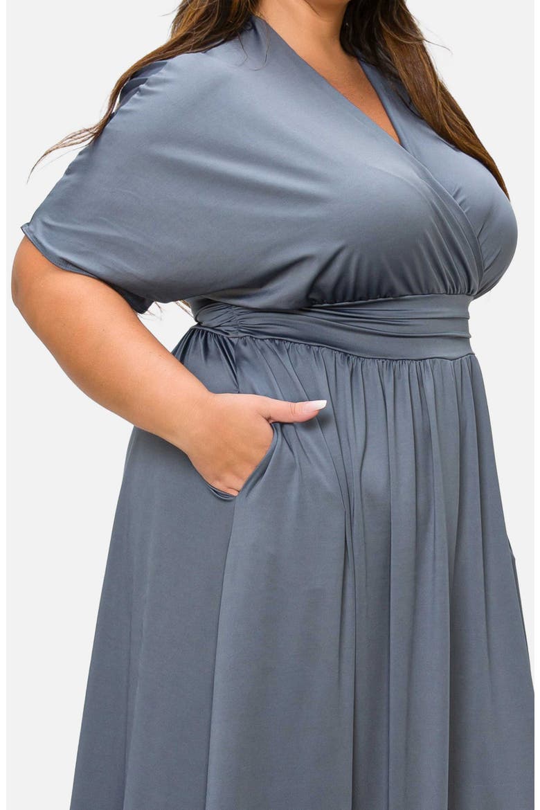 Raffi Maxi Dress, Alternate, color, CHARCOAL
