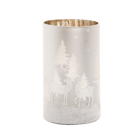 Large Deer Votive Candle Holder Christmas Decor